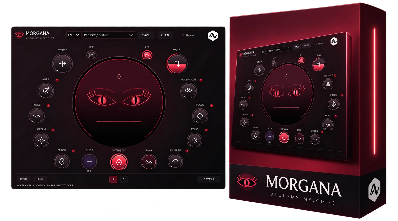 Morgana interface and packaging
